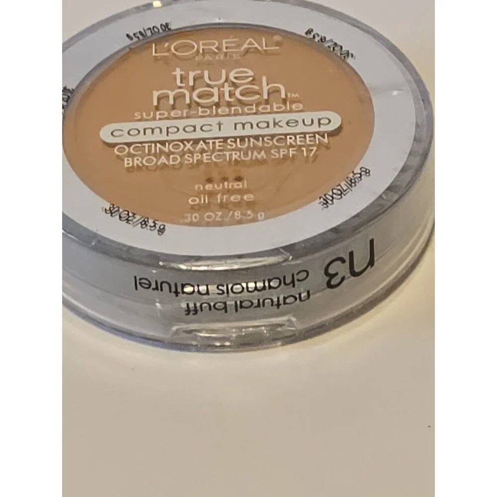 L'Oreal True Match N3 Natural Buff Super Blendable Compact Makeup *SEALED